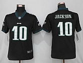Women Nike Philadelphia Eagles 10 Jackson Black Vapor Untouchable Limited Jersey,baseball caps,new era cap wholesale,wholesale hats
